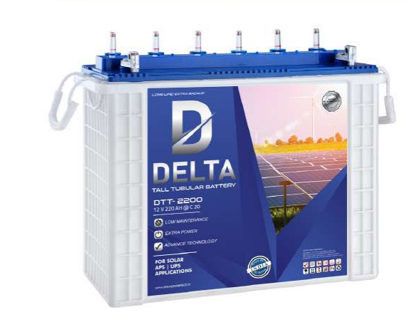 Delta Tubular 12V 220Ah Solar Battery