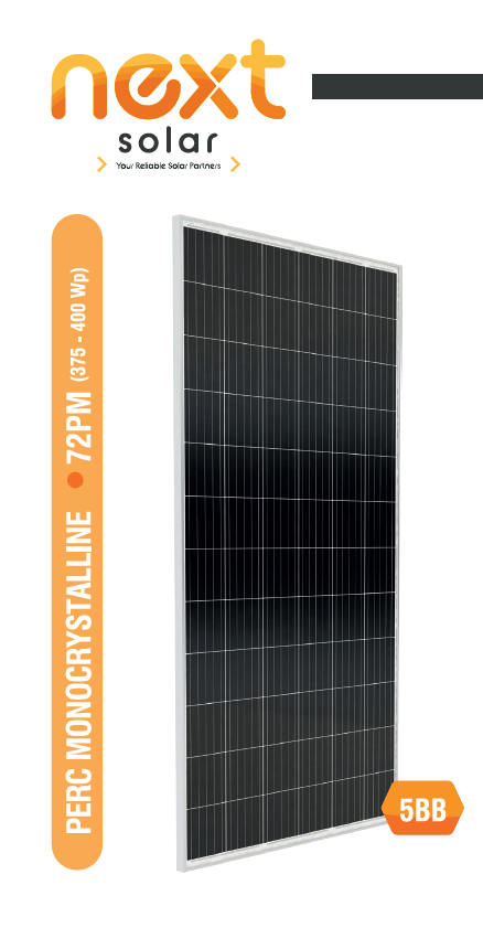 NextSolar HalfCut 72PM 400 W Solar Panel
