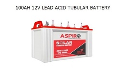 [ASTB-2200-12V-100AH] Aspiro Tubular 12V/100AH Solar Batteries
